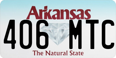 AR license plate 406MTC