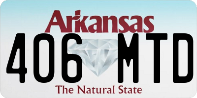 AR license plate 406MTD