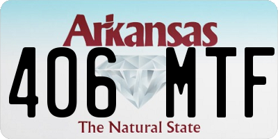 AR license plate 406MTF