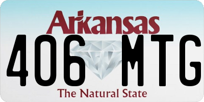 AR license plate 406MTG