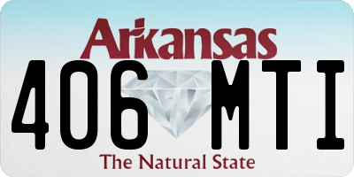 AR license plate 406MTI