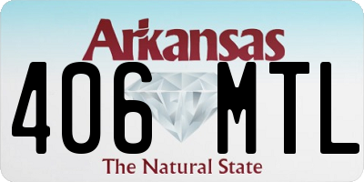 AR license plate 406MTL
