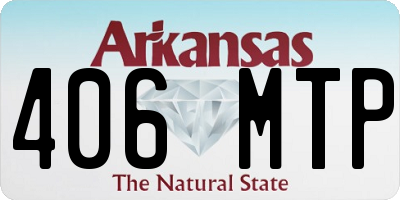 AR license plate 406MTP