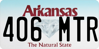 AR license plate 406MTR