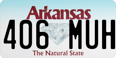 AR license plate 406MUH