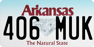 AR license plate 406MUK