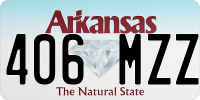 AR license plate 406MZZ
