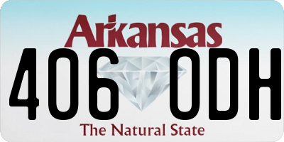 AR license plate 406ODH