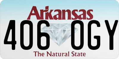 AR license plate 406OGY