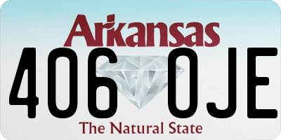 AR license plate 406OJE