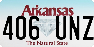 AR license plate 406UNZ
