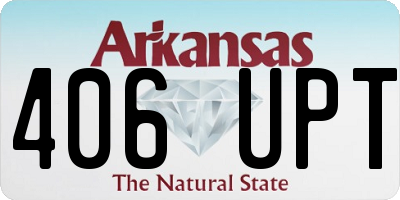 AR license plate 406UPT