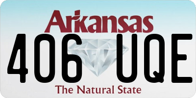 AR license plate 406UQE