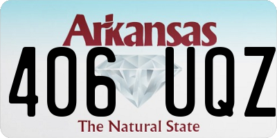 AR license plate 406UQZ
