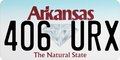 AR license plate 406URX