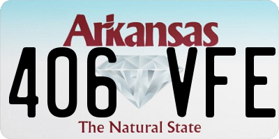 AR license plate 406VFE