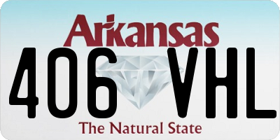 AR license plate 406VHL