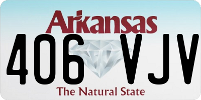 AR license plate 406VJV