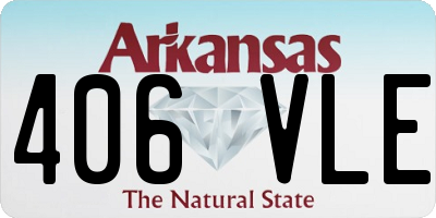 AR license plate 406VLE