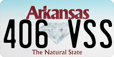 AR license plate 406VSS