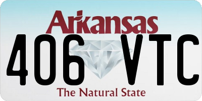 AR license plate 406VTC
