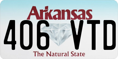 AR license plate 406VTD