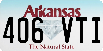AR license plate 406VTI