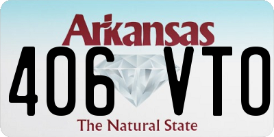 AR license plate 406VTO