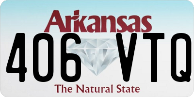 AR license plate 406VTQ