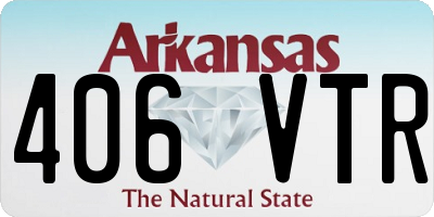 AR license plate 406VTR