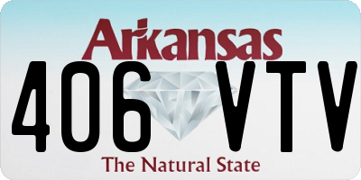 AR license plate 406VTV