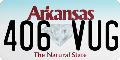 AR license plate 406VUG