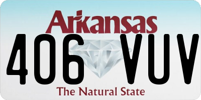 AR license plate 406VUV