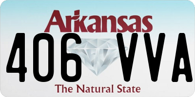 AR license plate 406VVA
