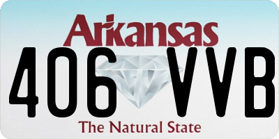 AR license plate 406VVB