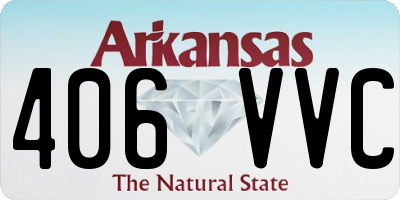 AR license plate 406VVC