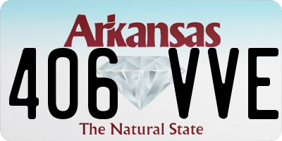 AR license plate 406VVE