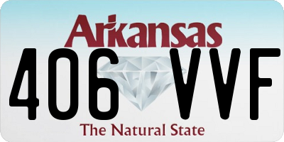 AR license plate 406VVF