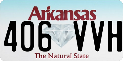 AR license plate 406VVH