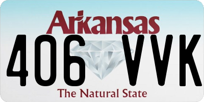 AR license plate 406VVK