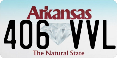 AR license plate 406VVL