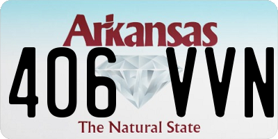 AR license plate 406VVN