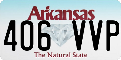 AR license plate 406VVP