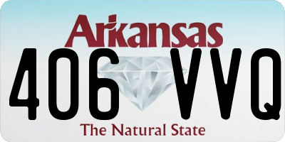 AR license plate 406VVQ