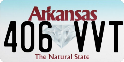 AR license plate 406VVT
