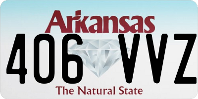 AR license plate 406VVZ