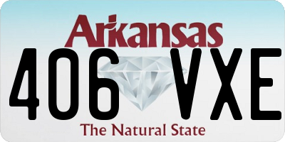 AR license plate 406VXE