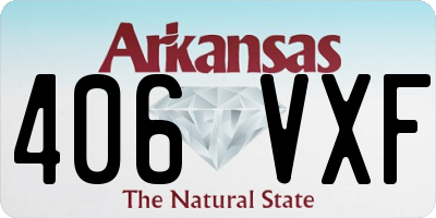 AR license plate 406VXF