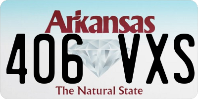 AR license plate 406VXS