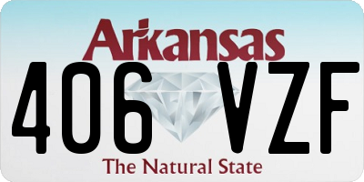 AR license plate 406VZF